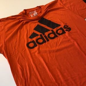 ORANGE/BLACK ADIDAS T-SHIRT